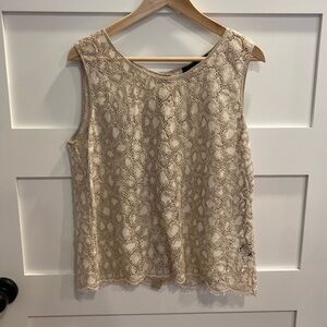 Jenni Kayne Lace Sleeveless Blouse - Cream